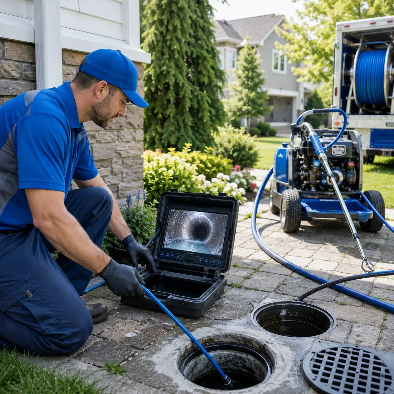 Outdoor drain cleaning professionals serving Waterford, ME